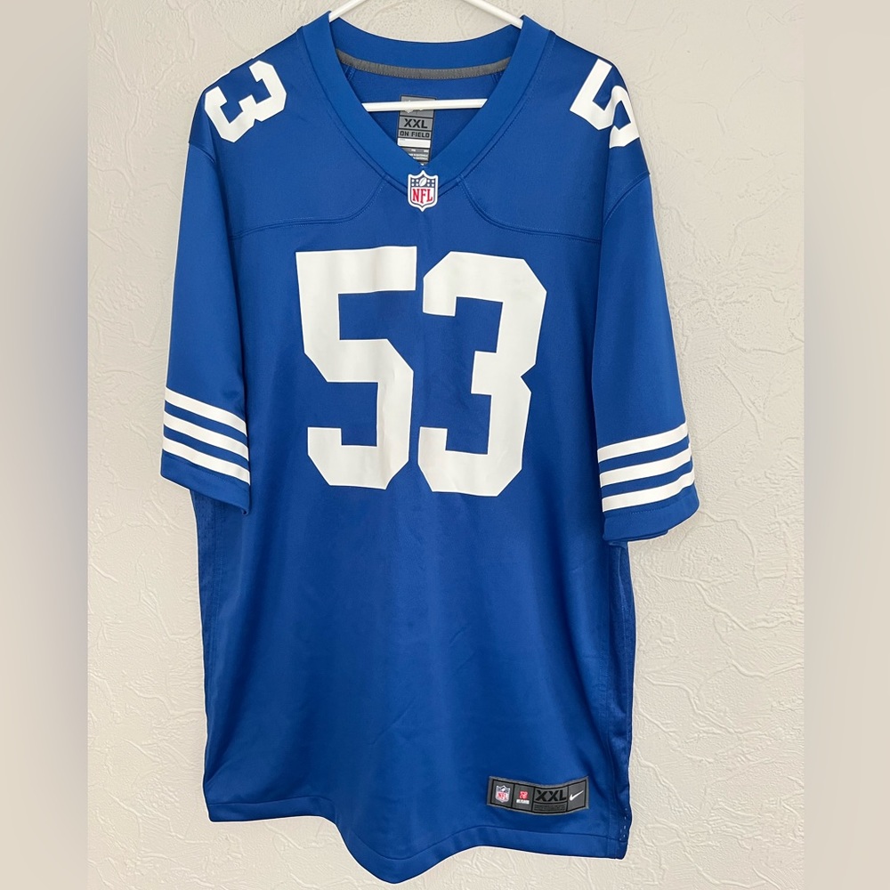 NFL Indianapolis Colts Shaquille Darius Leonard Mens Nike On Field Jersey- XXL